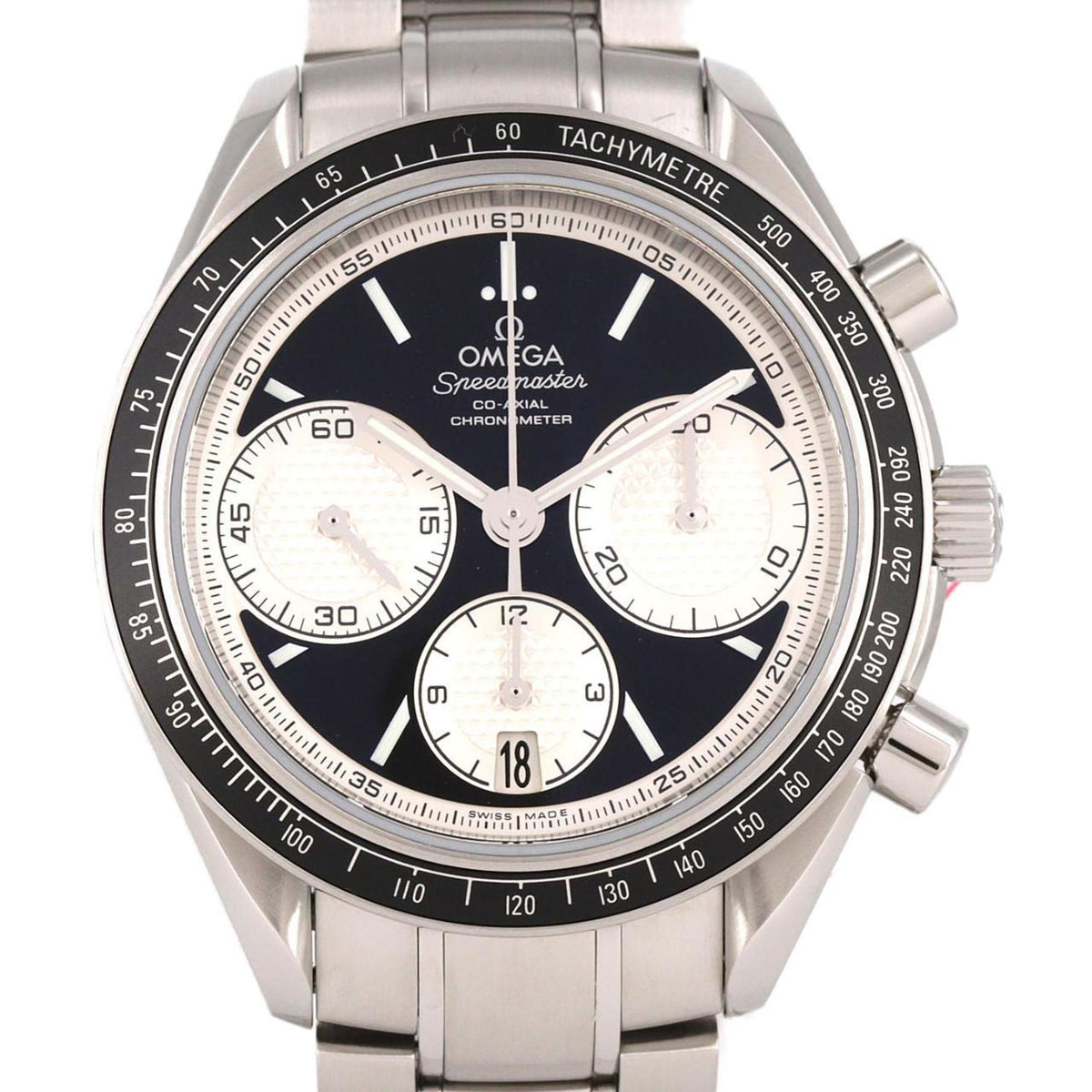 Pre-Owned Omega Speedmaster Racing 326.30.40.50.01.002 Stainless Steel Automatic Watch