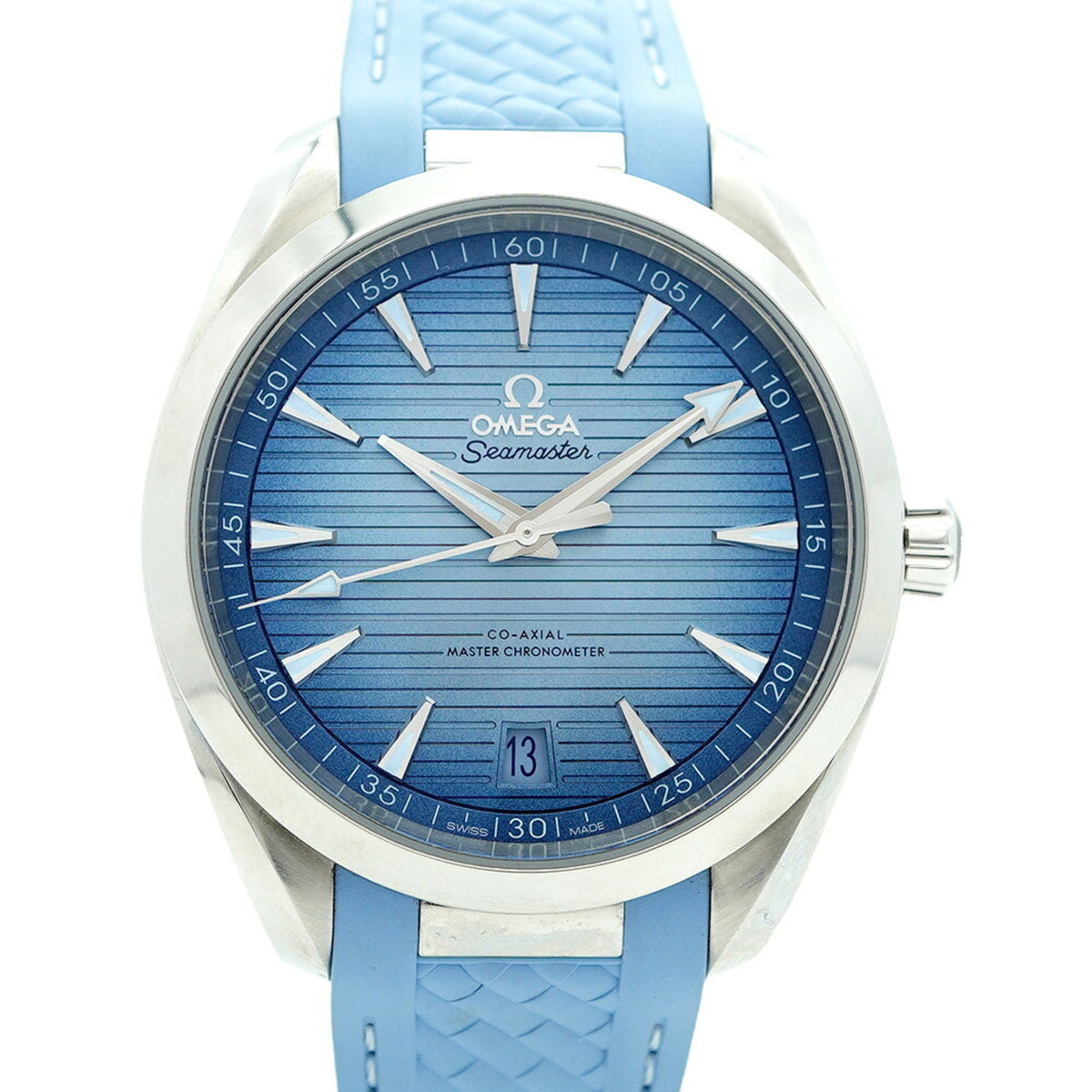 Pre-Owned Omega Seamaster 220.12.41.21.03.008 Blue Dial Men's Watch