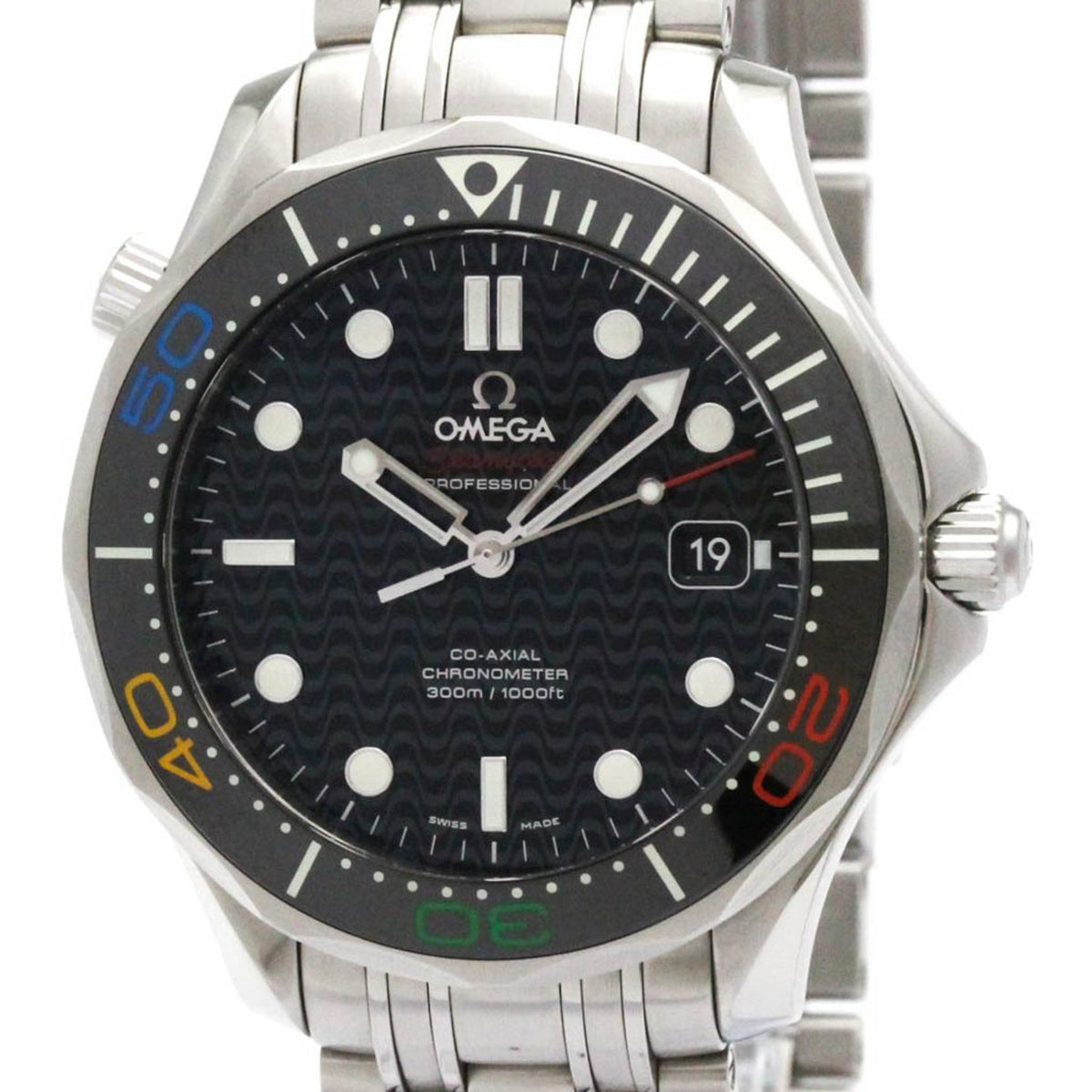 Gebrauchte OMEGA Seamaster Rio Olympic LTD Uhr 522.30.41.20.01.001 Poliert 