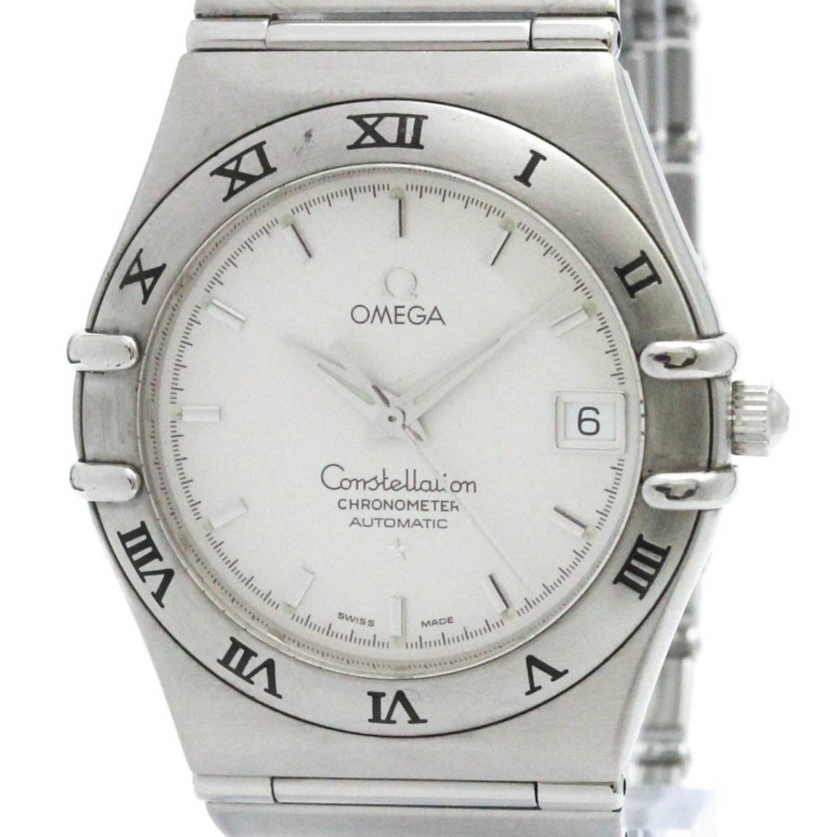 Gebrauchte polierte OMEGA Constellation Chronometer Automatik Herrenuhr 1502.30 BF580528 