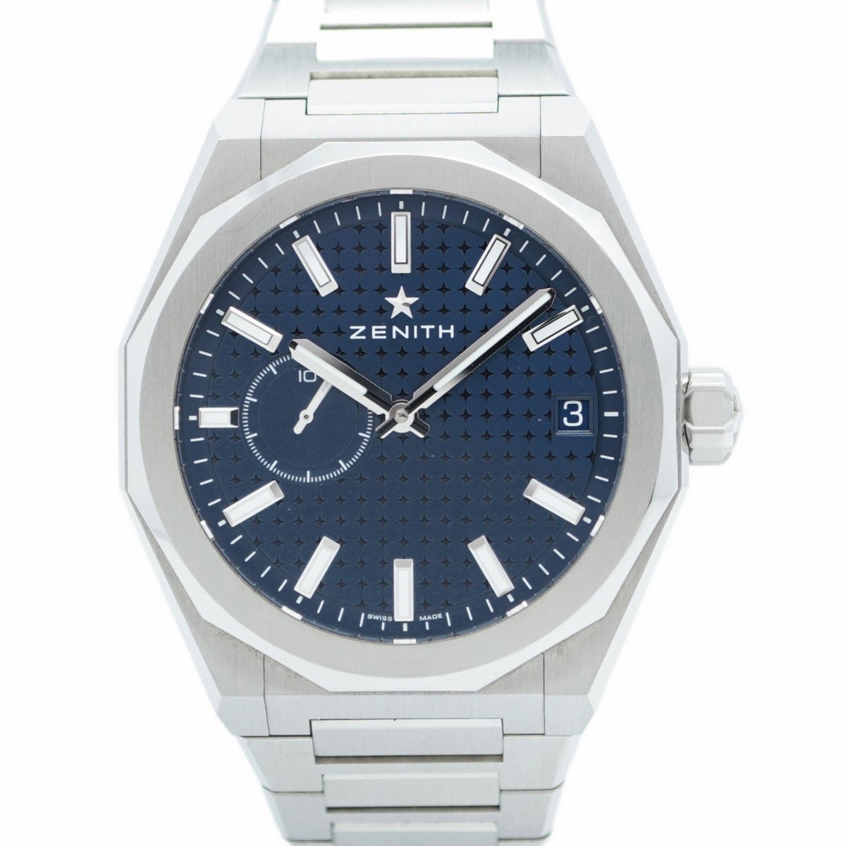 Gebrauchte Zenith El Primero 03.9300.3620 Herrenuhr mit marineblauem Zifferblatt 