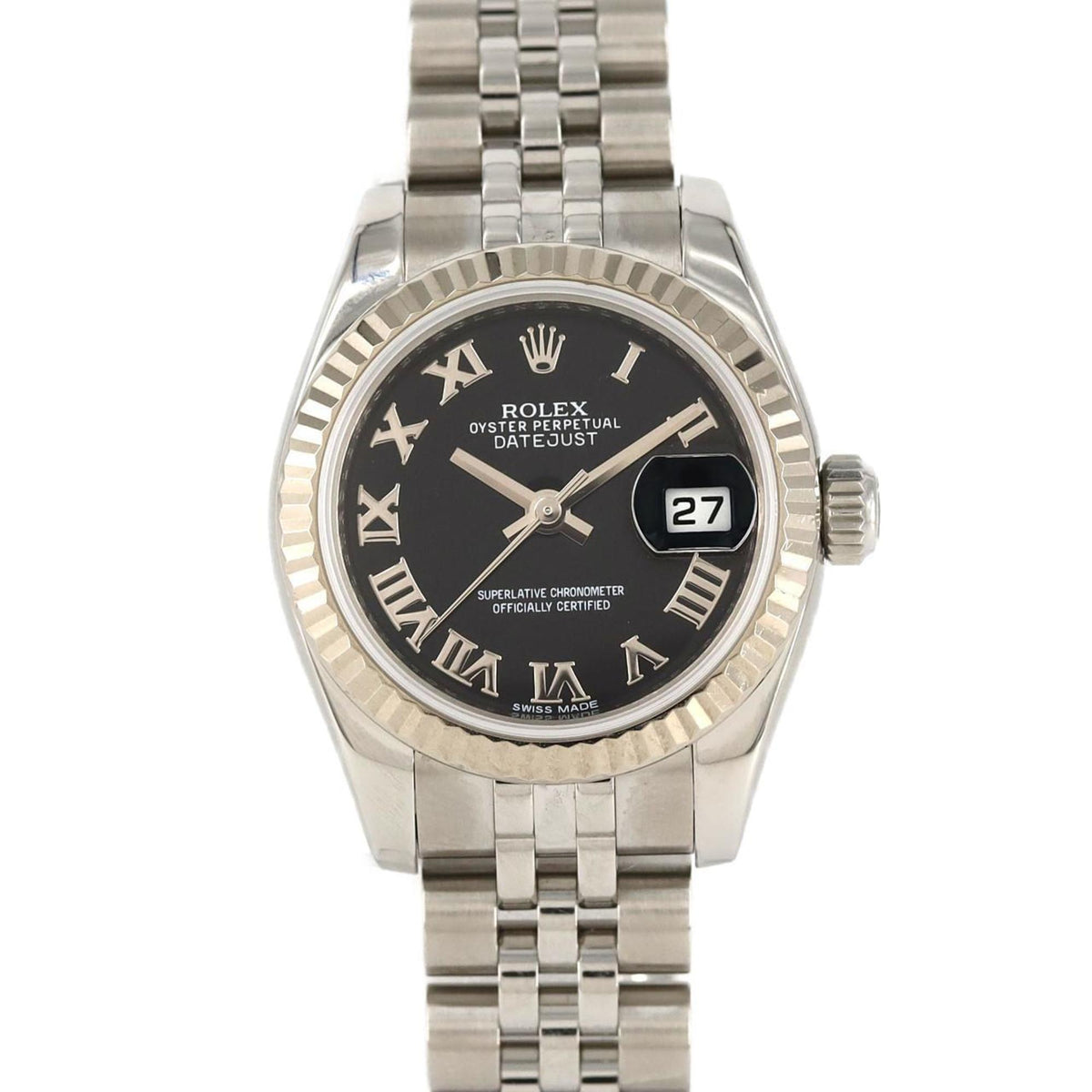 Gebrauchte Rolex Datejust 179174 SSxWG Automatikuhr G Seriennummer 