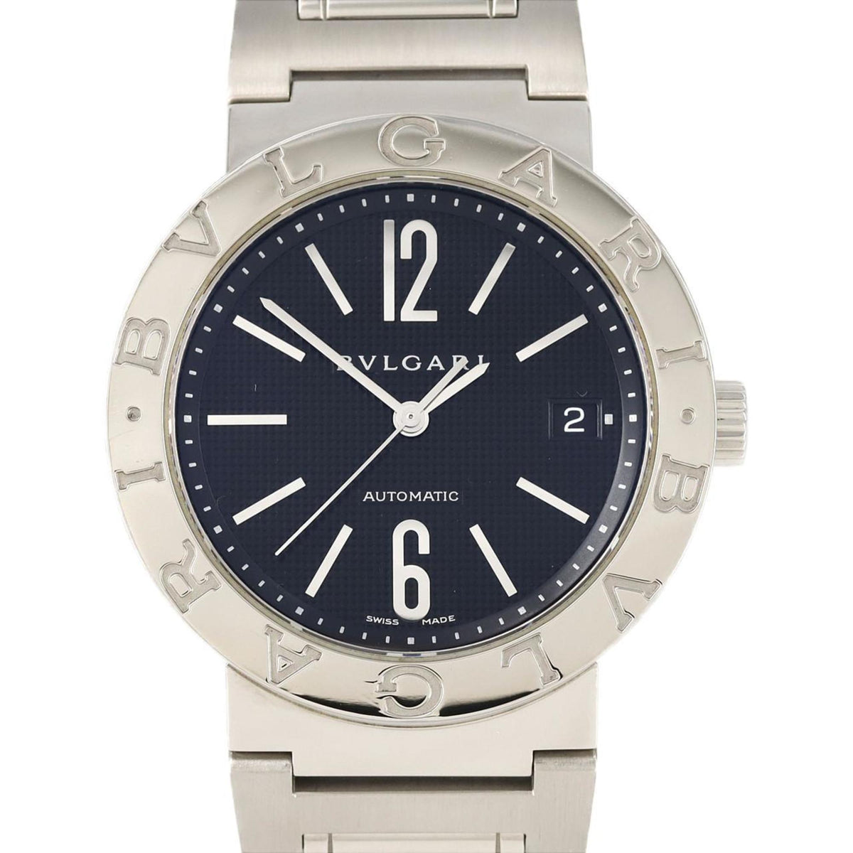 Gebrauchte Bvlgari BB38SSAUTO BB38BSSD AT SS Armbanduhr Automatik 