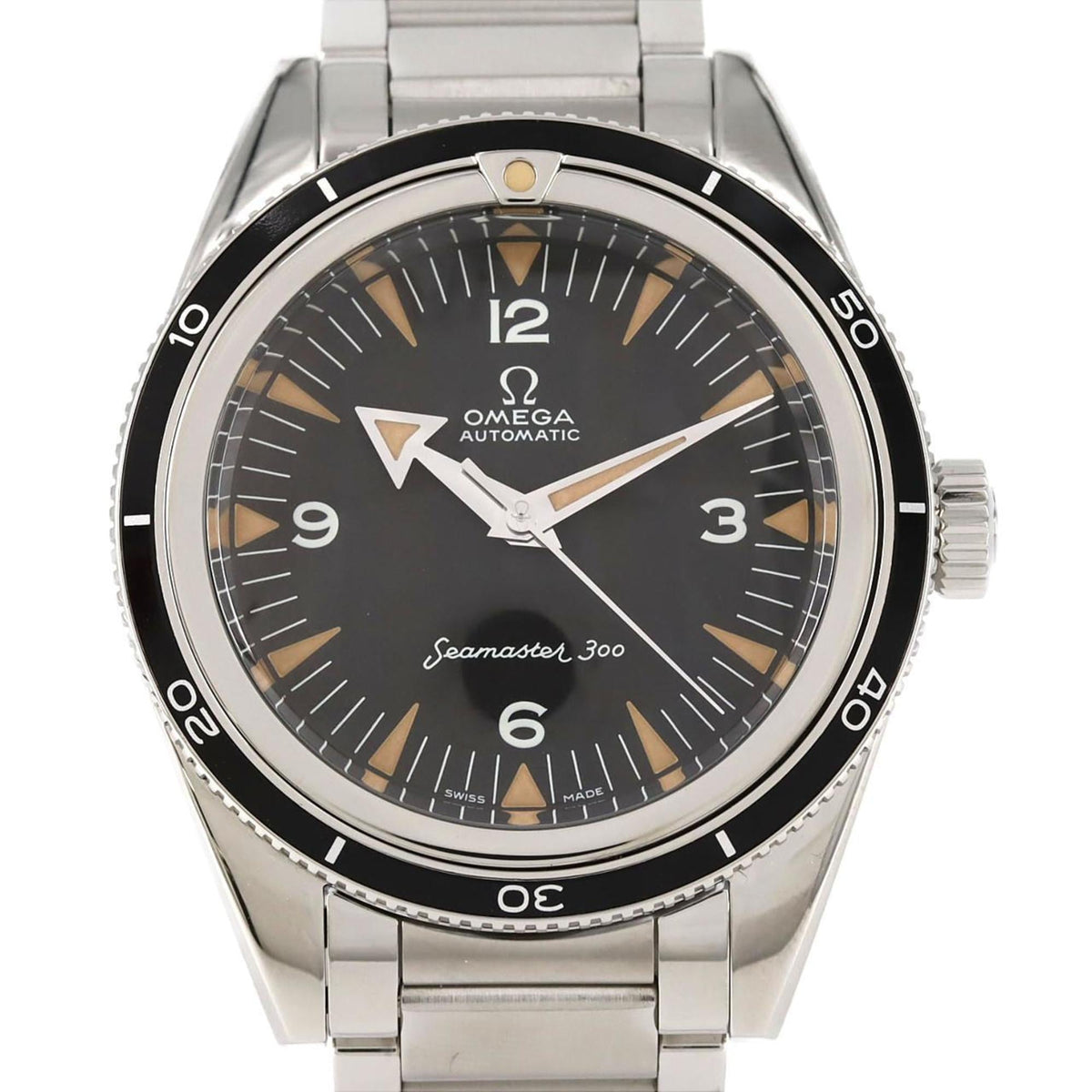 Pre-Owned Omega 1957 Trilogy Seamaster 300 60th Anniversary Limited Edition 234.10.39.20.01.001 Stainless Steel Automatic Watch