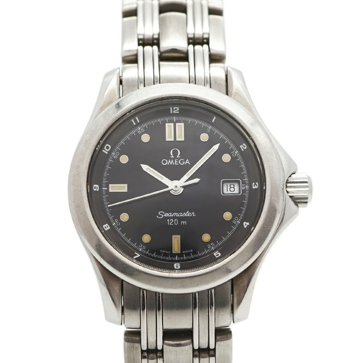 Pre-Owned Omega Seamaster 2571.50 Black Dial Women's Watch