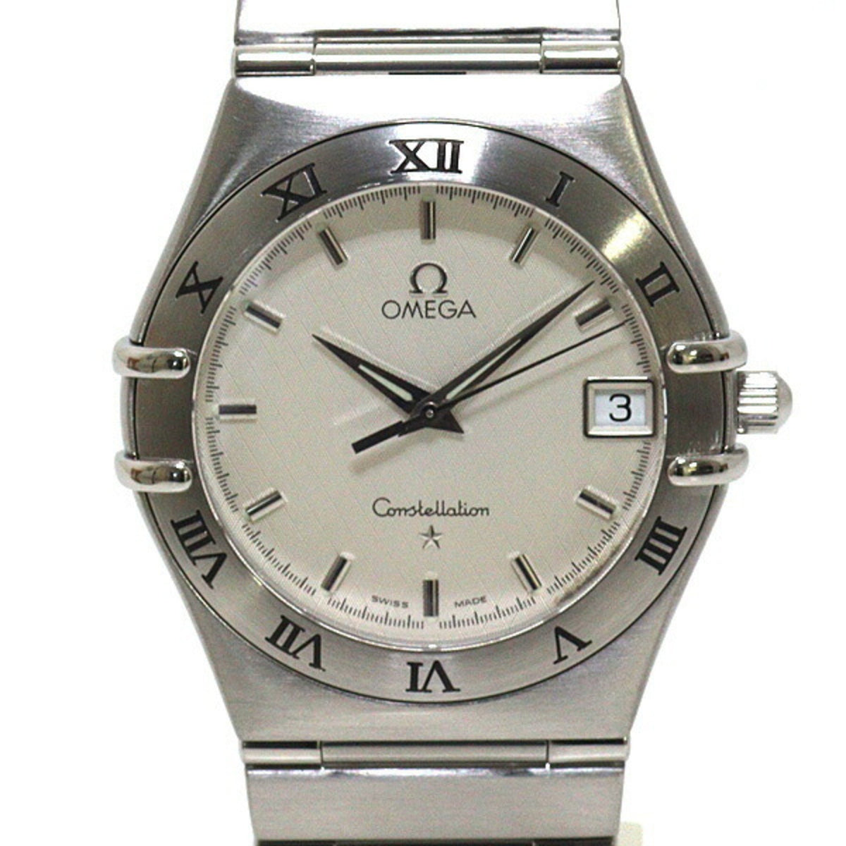 Pre-Owned OMEGA Constellation Men's Watch 1512.30.0?0 Silver Dial Quartz Finished