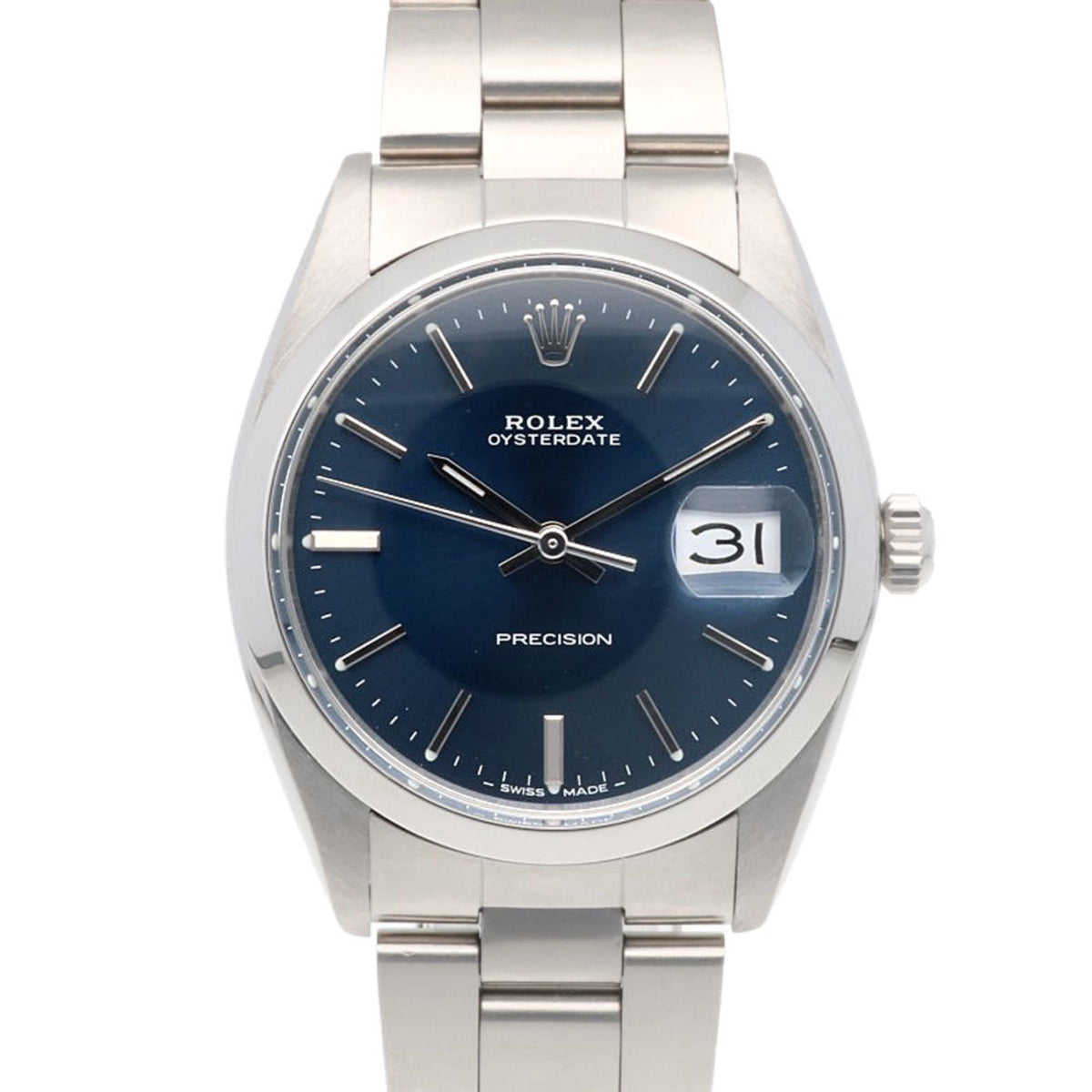 Pre-Owned Rolex Precision Oyster Watch, Stainless Steel, Manual Winding, 6694, Men's, ROLEX, No. 18, 1965 Model, Imperfect Item, Not Waterproof, Manufacturer's Warranty