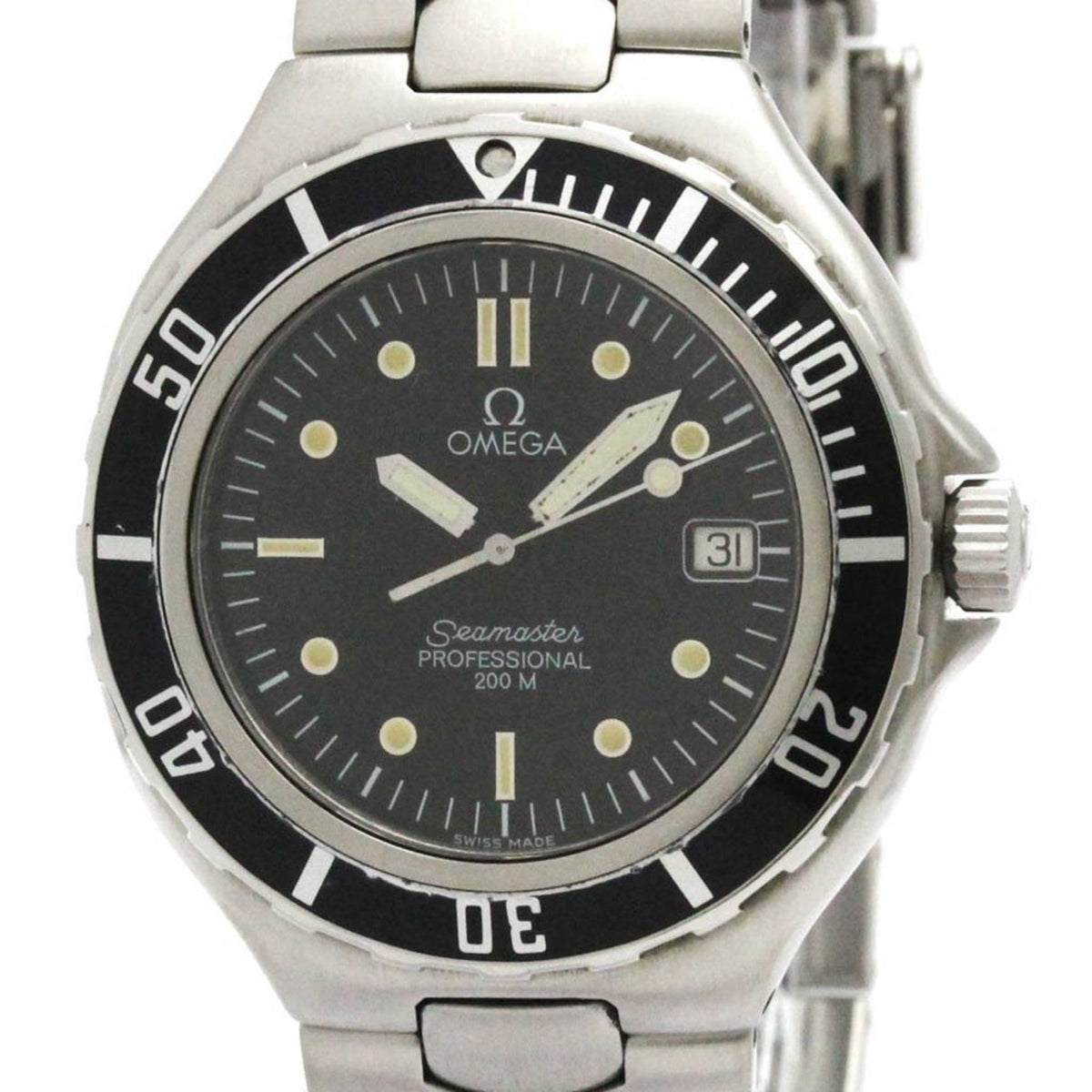Gebrauchte OMEGA Seamaster Professional 200M, große Herrenuhr aus Stahl, 396.1062 