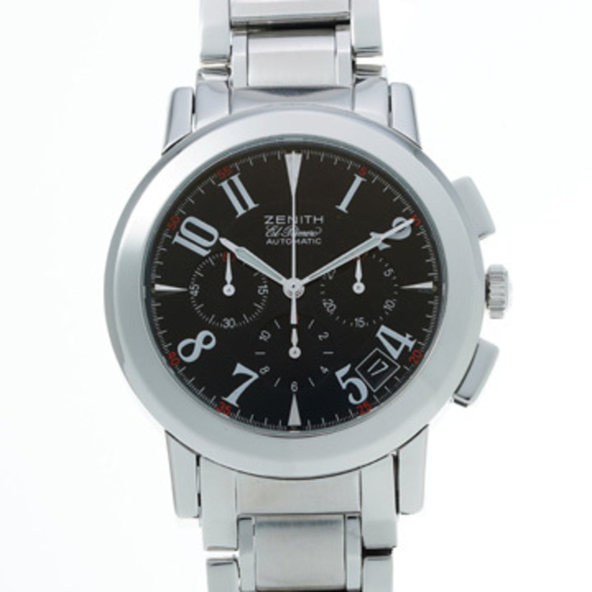 Gebrauchte Zenith Port Royal Chronograph 01/02.0450.400 Schwarze Herrenuhr Automatik 