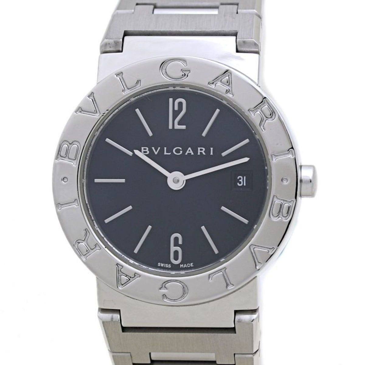 Pre-Owned BVLGARI BB26SSD BB26SS Stainless Steel Women's Watch 40030