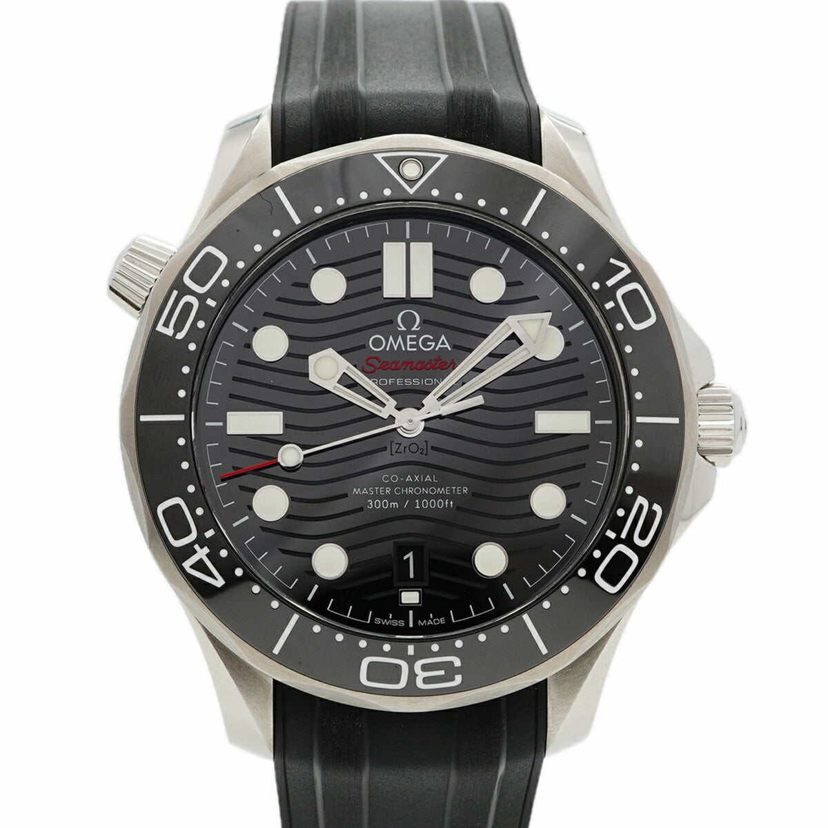 Pre-Owned Omega Seamaster 210.32.42.20.01.001 Black Dial Men's Watch