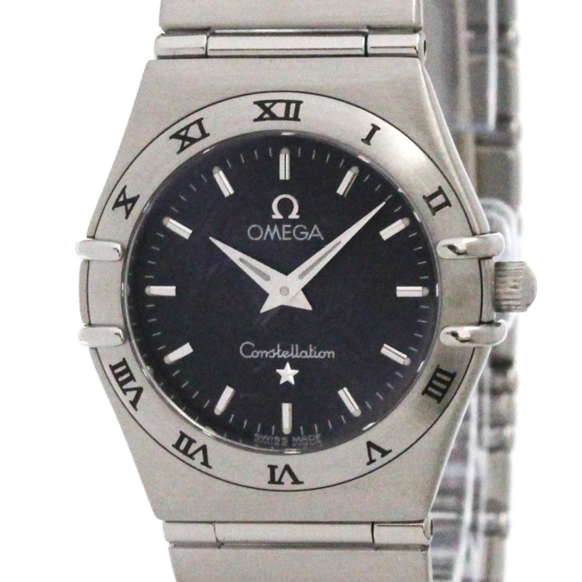 Pre-Owned OMEGA Constellation Steel Quartz Ladies Watch 1572.40 Polished