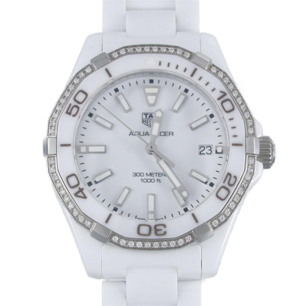 Gebrauchte TAG Heuer Aquaracer D WAY1396.BH0717 Keramik-Armbanduhr Quarz 