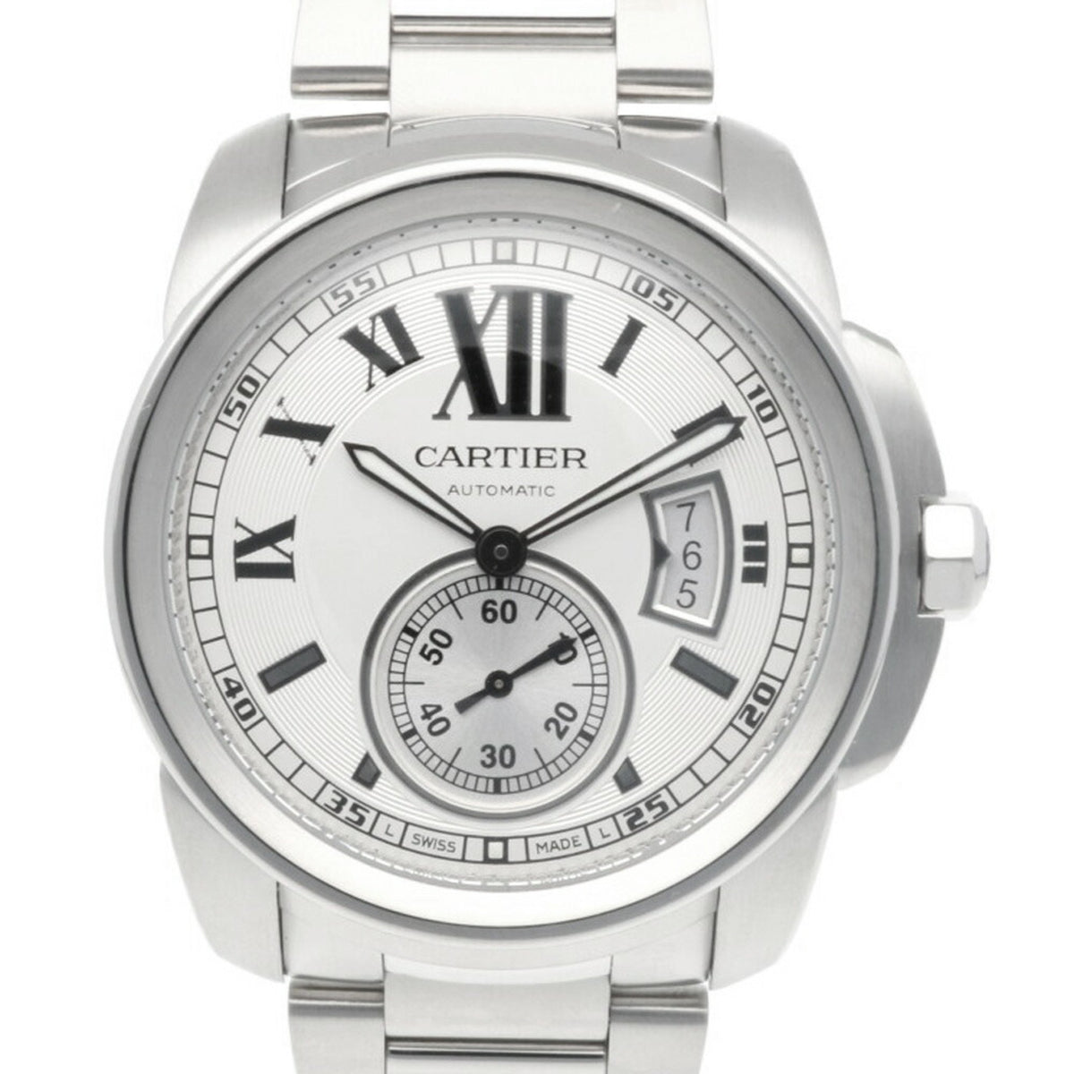 Gebrauchte Cartier Calibre Uhr, Edelstahl W7100037, Automatik, Herren, CARTIER 
