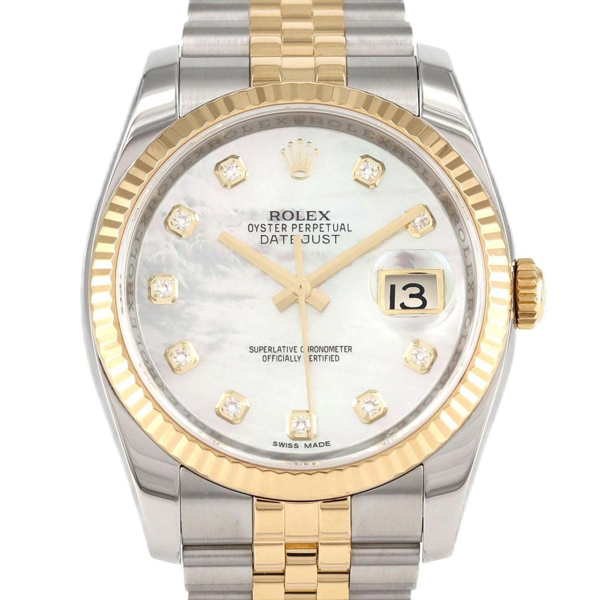 Gebrauchte Rolex Datejust 116233NG SSxYG Automatikuhr G-Serie 