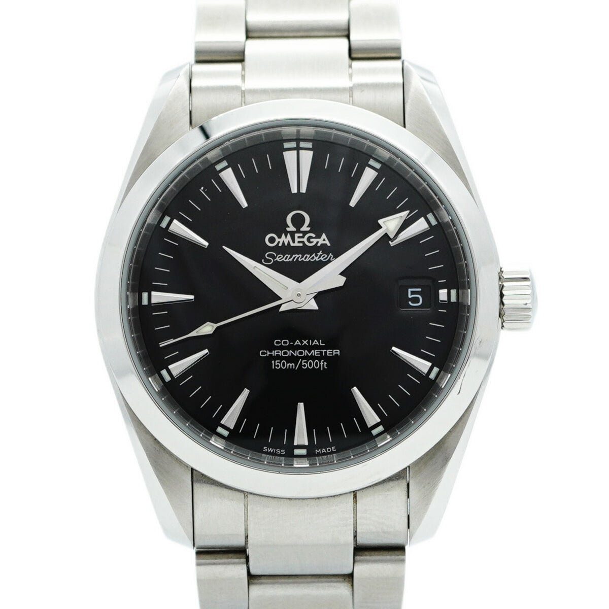 Pre-Owned Omega Seamaster 2504.50 Black Dial Men's Watch