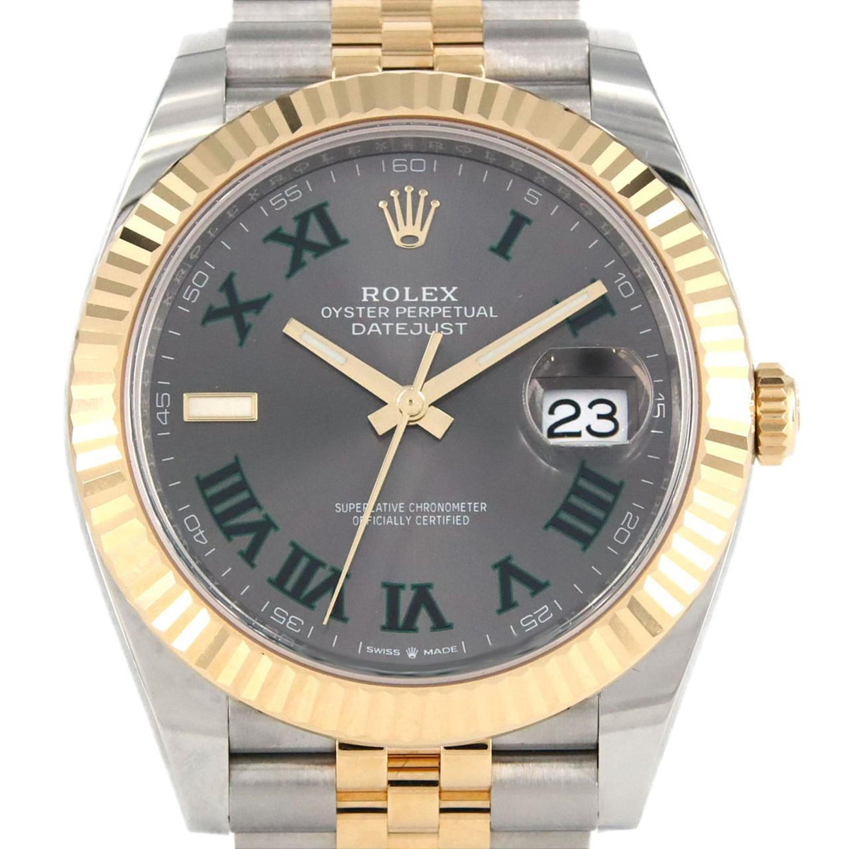 Gebrauchte Rolex Datejust 126333 SSxYG Uhr Automatik Zufallszahl 