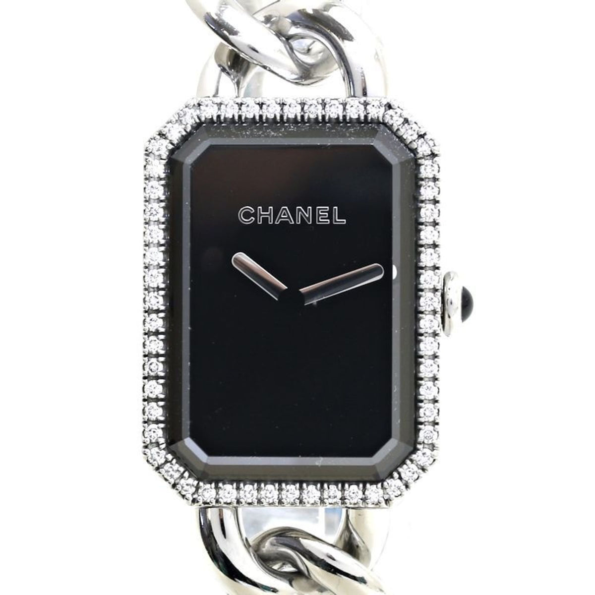 Gebrauchte CHANEL Premiere Lünette Diamant H3254 Edelstahl Damen 39865 Uhr 