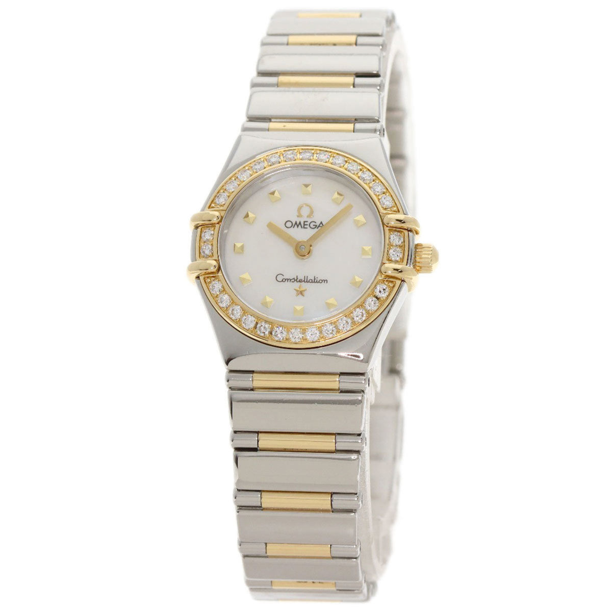 Gebrauchte OMEGA 1365.71 Constellation Uhr Edelstahl SSxK18YG Diamant Damen 