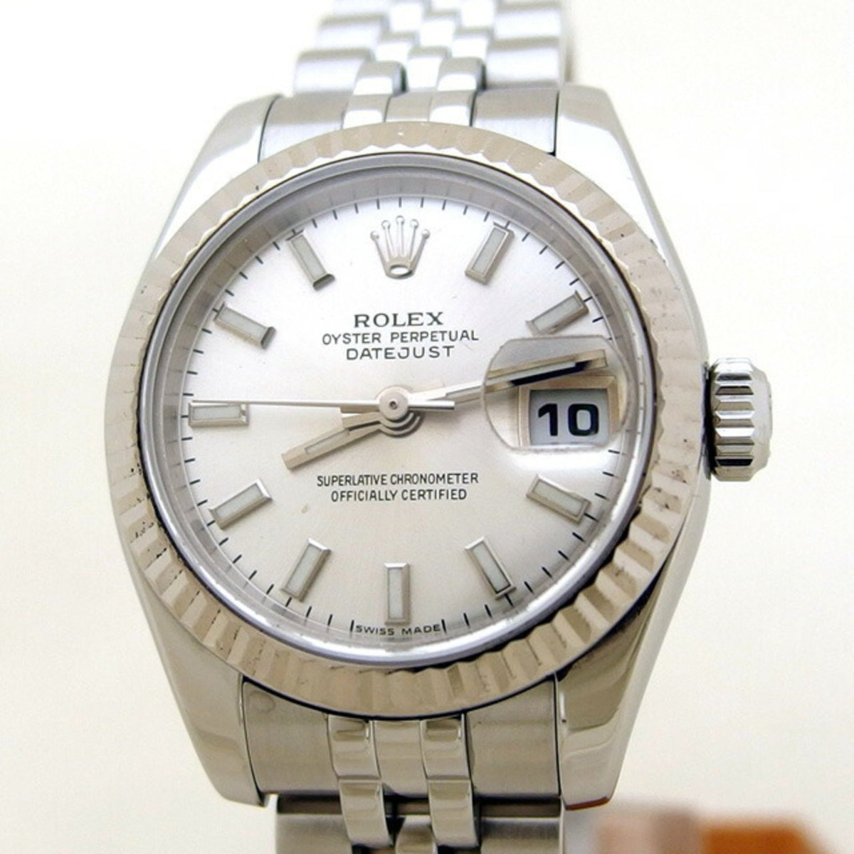 Gebrauchte Rolex Datejust 179174 Damenuhr 