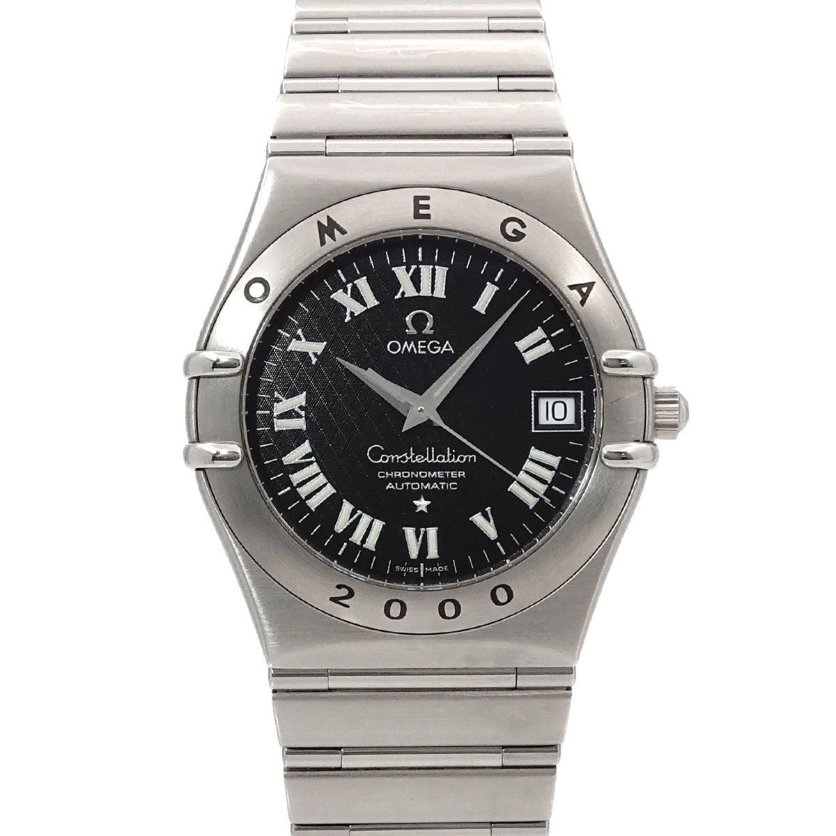 Pre-Owned Omega Constellation Millennium 1504 50 2000 Limited Edition Men's Watch, Date, Black, Automatic Movement