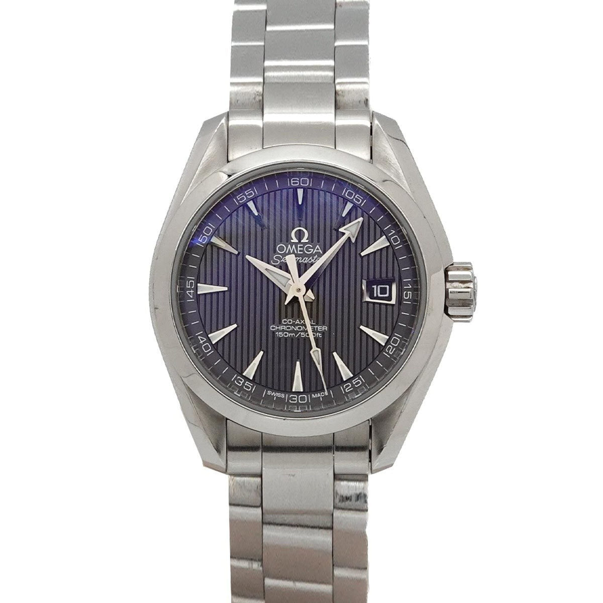 Pre-Owned Omega Seamaster Aqua Terra 231 10 30 20 06 001 Women's Watch, Date, Gray, Automatic Winding