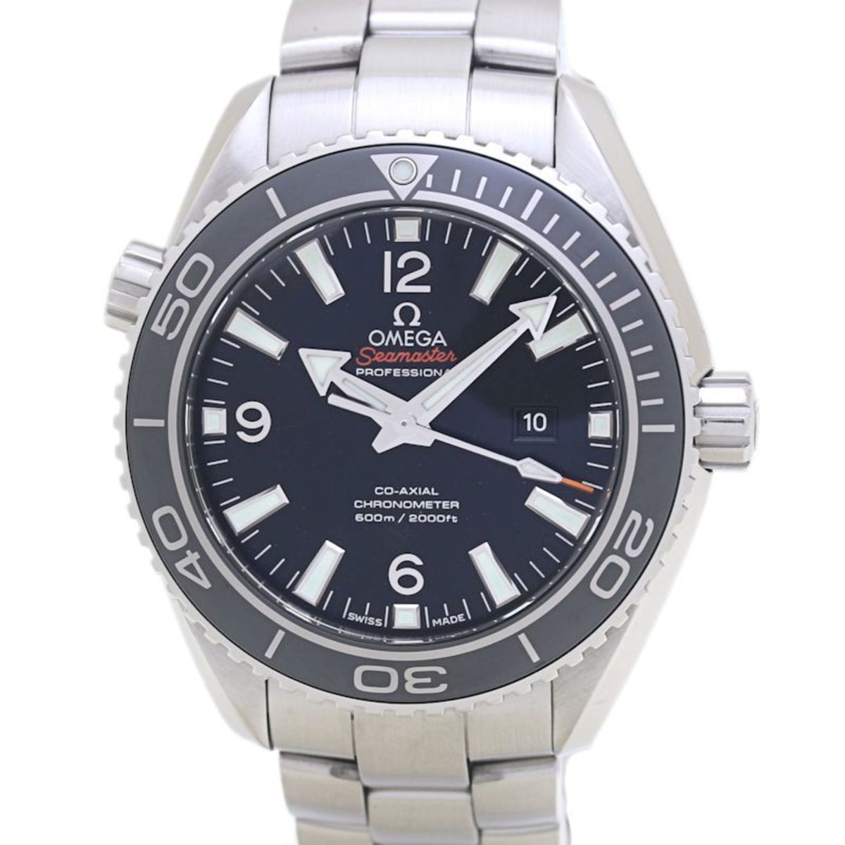 Gebrauchte OMEGA Seamaster Planet Ocean 232.30.38.20.01.001 Datum Edelstahl Jungenuhr 40012 