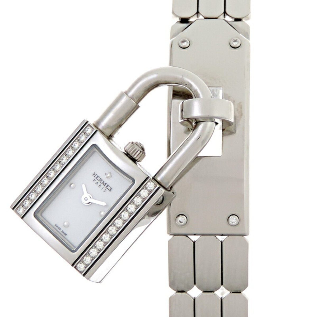 Gebrauchte Hermes Kelly Uhr Diamant Gekauft im Jahr 2024 Damen KE4.130.130 