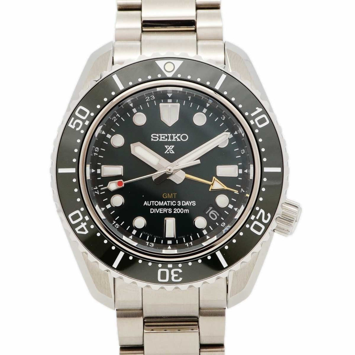 Pre-Owned Seiko Prospex SBEJ009 6R54-00D0 Green Dial Men's Watch