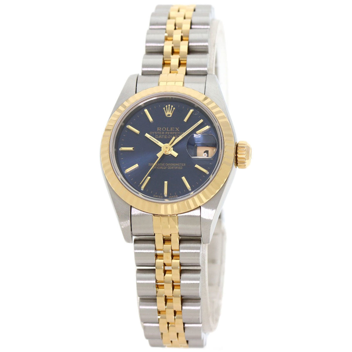 Gebrauchte Rolex 79173 Datejust Uhr Edelstahl SSxK18YG Damen ROLEX 