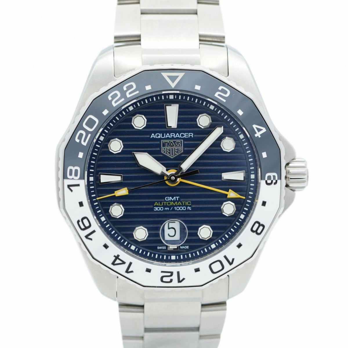 Pre-Owned TAG Heuer Aquaracer WBP2010 Blue Dial Men's Watch