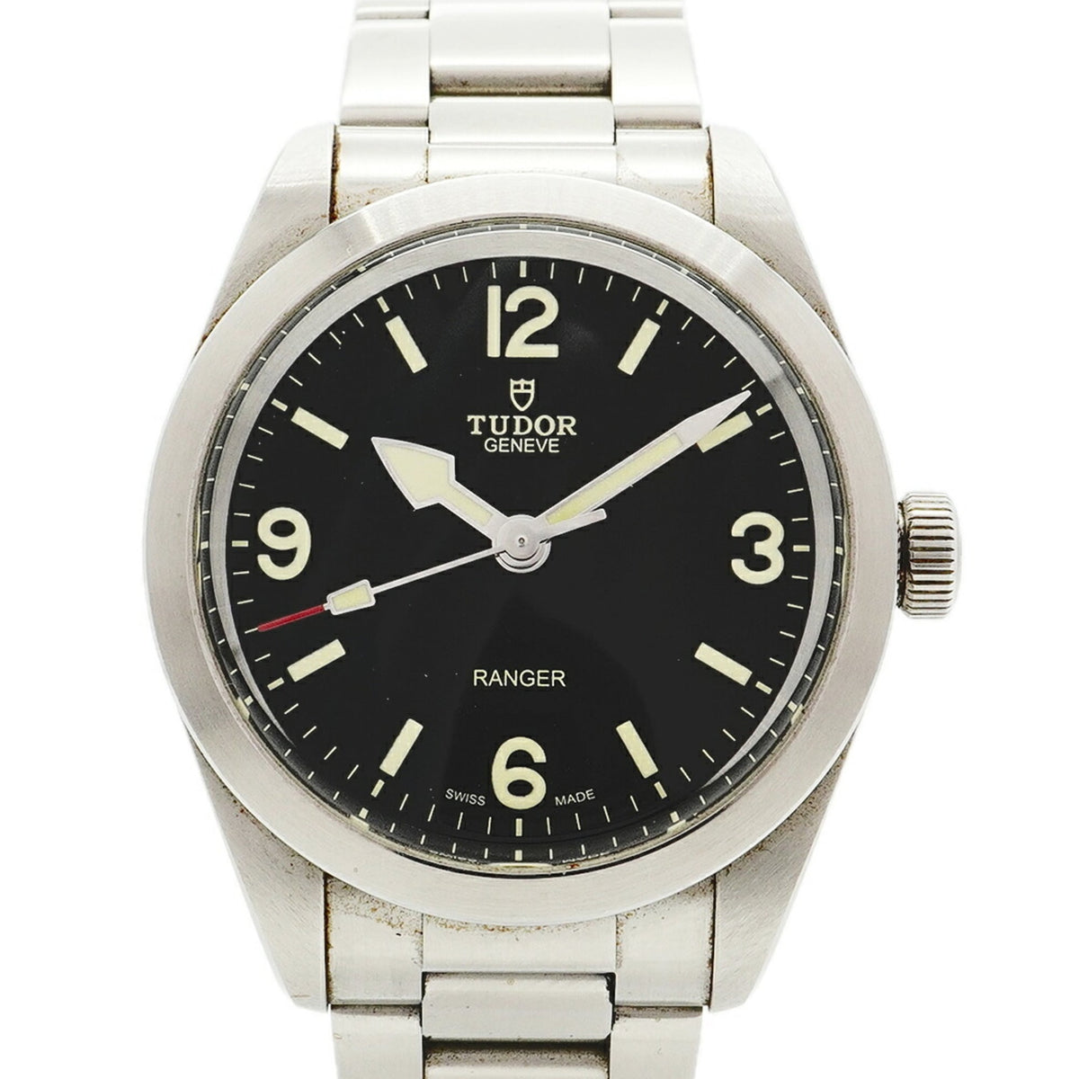 Pre-Owned Tudor Ranger 79950 Black Dial Men's Watch