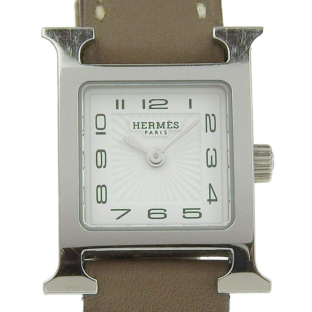 Gebrauchte Hermes HERMES H Uhr Armbanduhr 