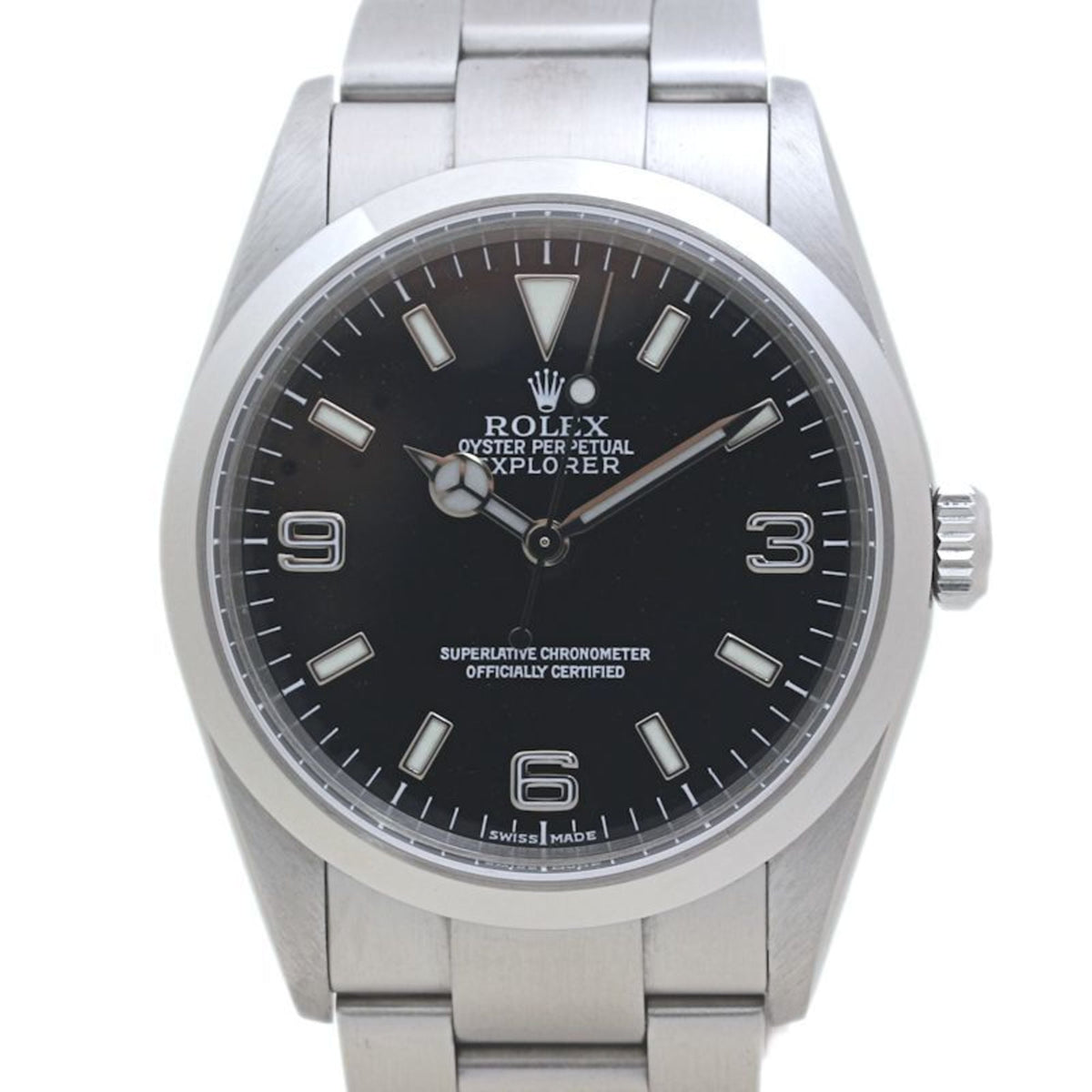 Pre-Owned ROLEX Rolex Explorer 1 114270 Men's Watch Stainless Steel 40207