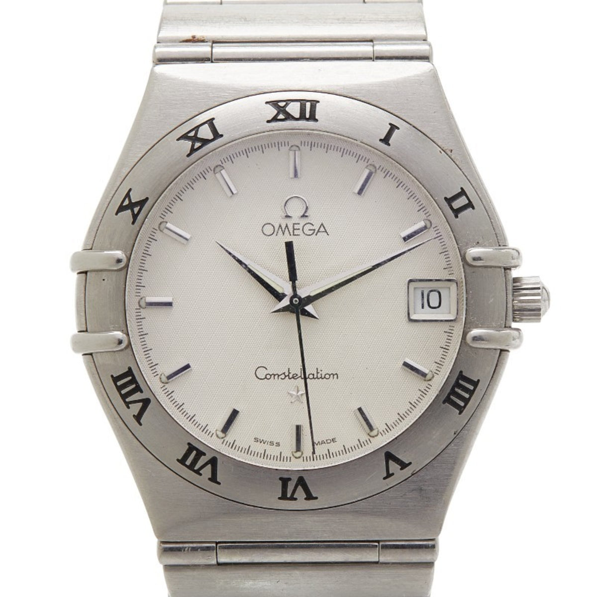Pre-Owned Omega Constellation Watch 1512.30 Swiss Quartz White Dial Stainless Steel Men's OMEGA