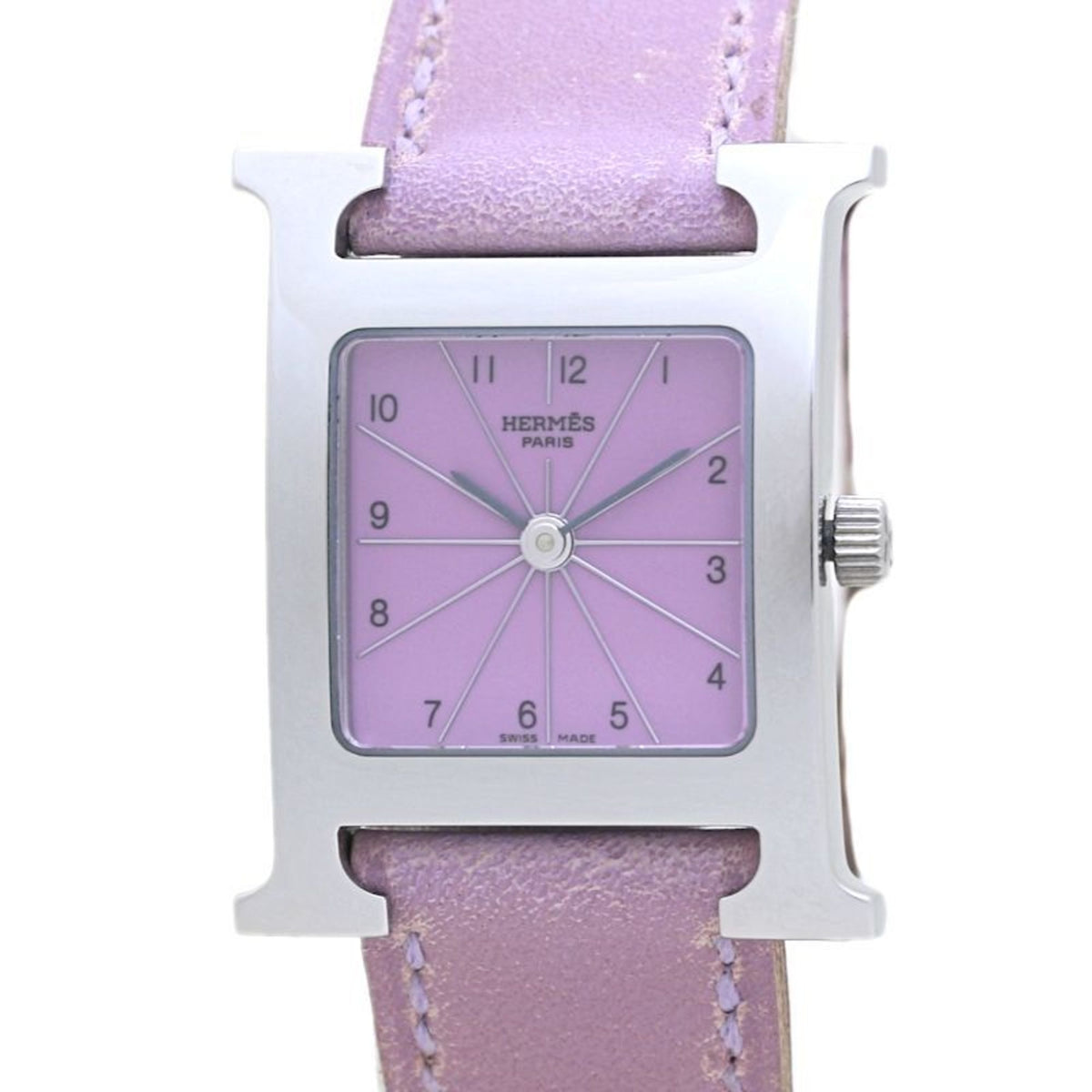 Pre-Owned HERMES H Watch HH1.210.531 NMV Stainless Steel Women's 40055