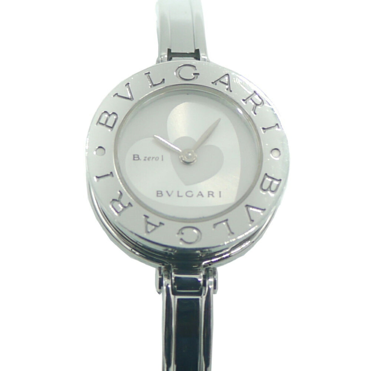 Gebrauchte BVLGARI B-zero1 Quarz Damenuhr Herz Zifferblatt BZ22S Y03007 