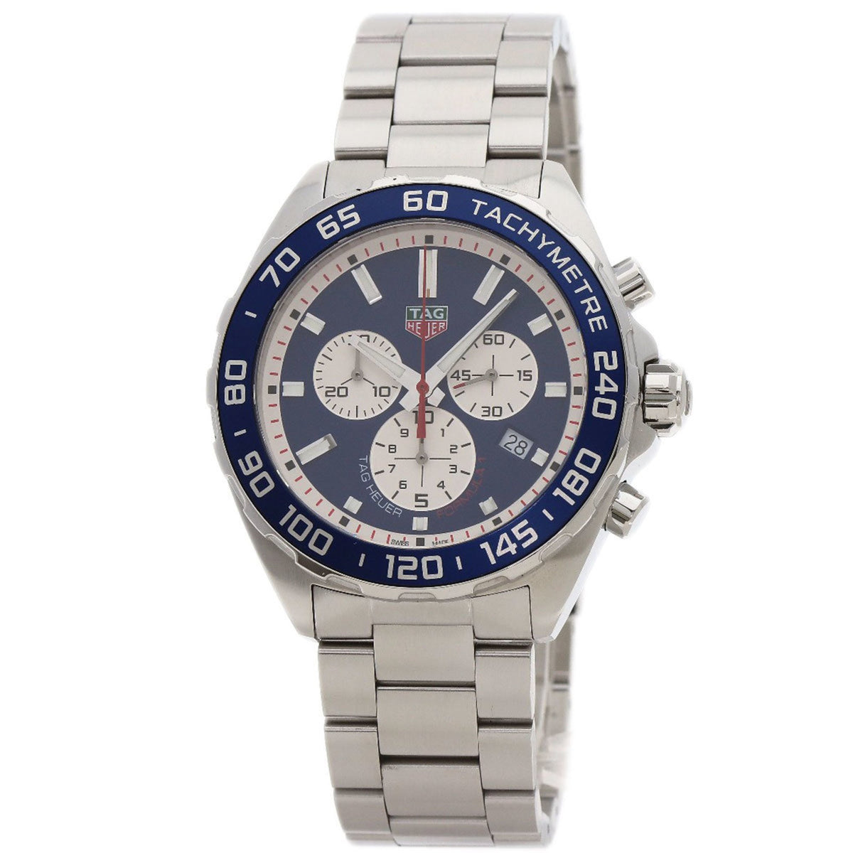 Gebrauchte TAG Heuer CAZ1018 Formel 1 Red Bull Racing Uhr Edelstahl SS Herren HEUER 