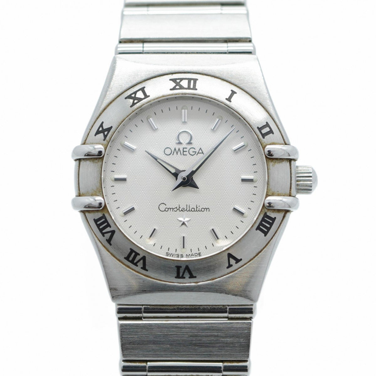 Gebrauchte Omega Constellation 1562.30 Damenuhr mit silbernem Zifferblatt 