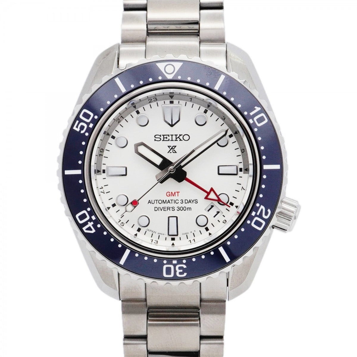 Pre-Owned Seiko Prospex SBEJ029 6R54-00P0 Silver Dial Men's Watch
