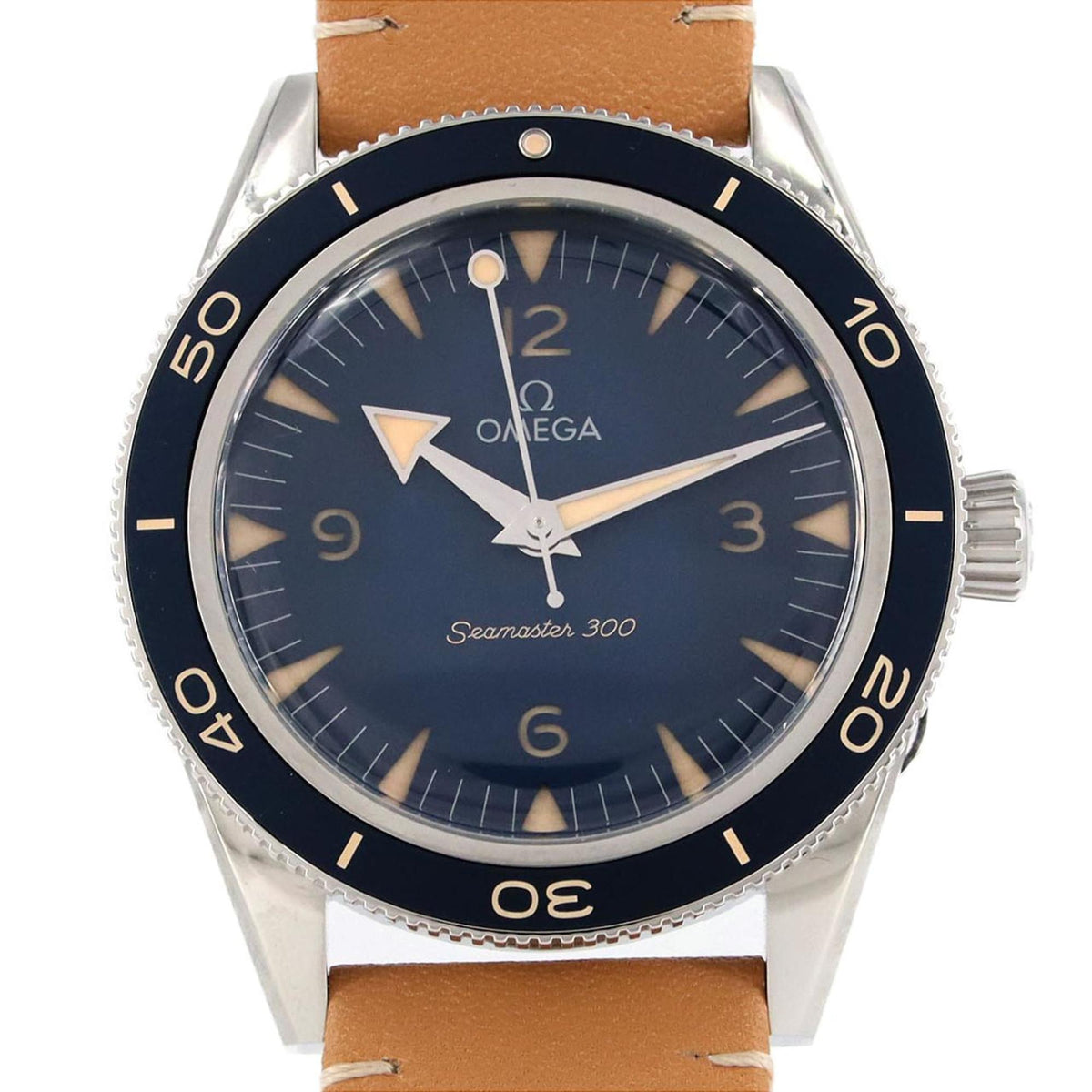 Gebrauchte Omega Seamaster 300 234.32.41.21.03.001 SS Armbanduhr Automatik 
