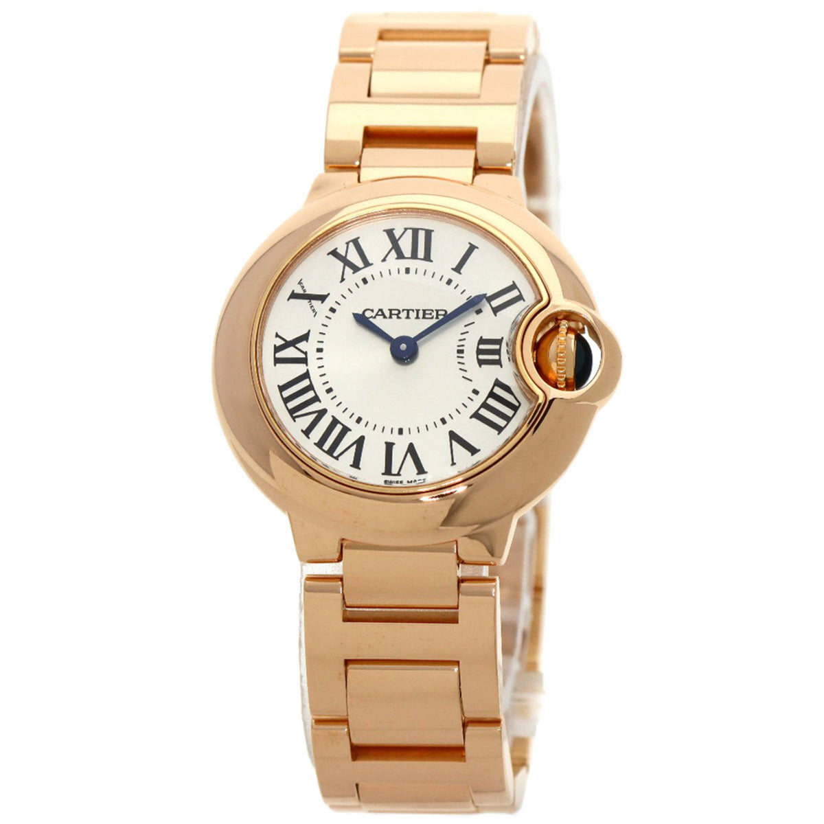Gebrauchte Cartier W69002Z2 Ballon Bleu SM 28mm Hersteller Komplette Armbanduhr K18 Roségold/K18PG Damen CARTIER 