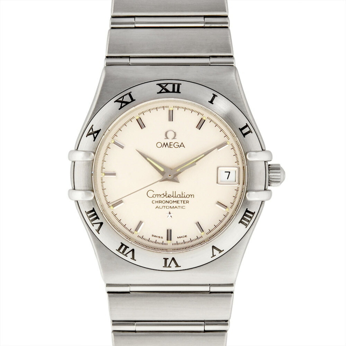 Pre-Owned OMEGA Constellation Date Automatic Watch, Silver Dial, Stainless Steel, Men's