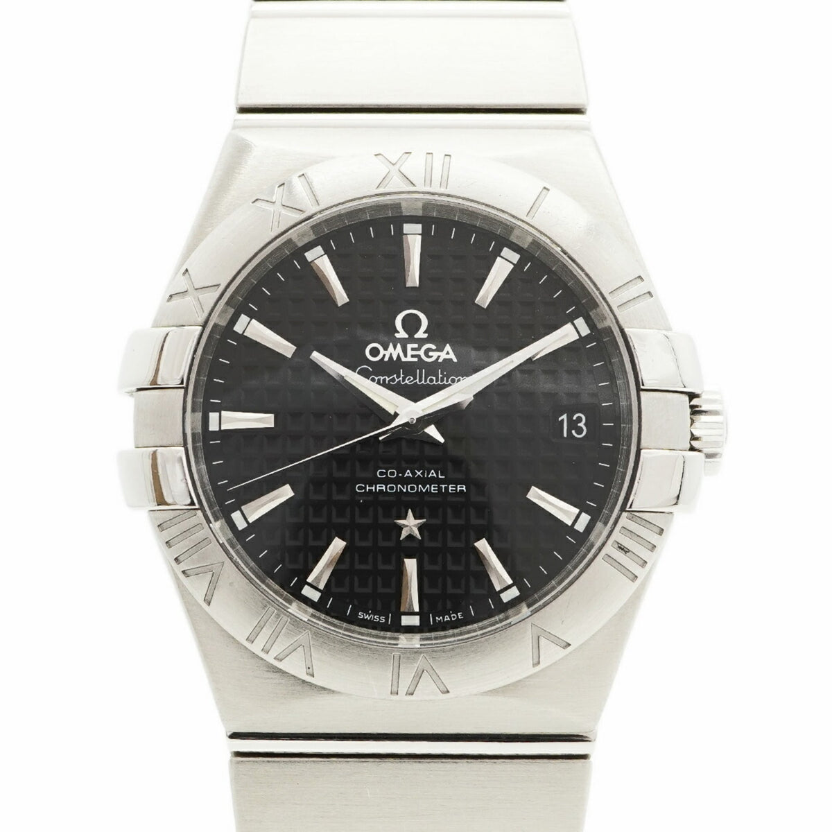Pre-Owned Omega Constellation 123.10.35.20.01.002 Black Dial Men's Watch