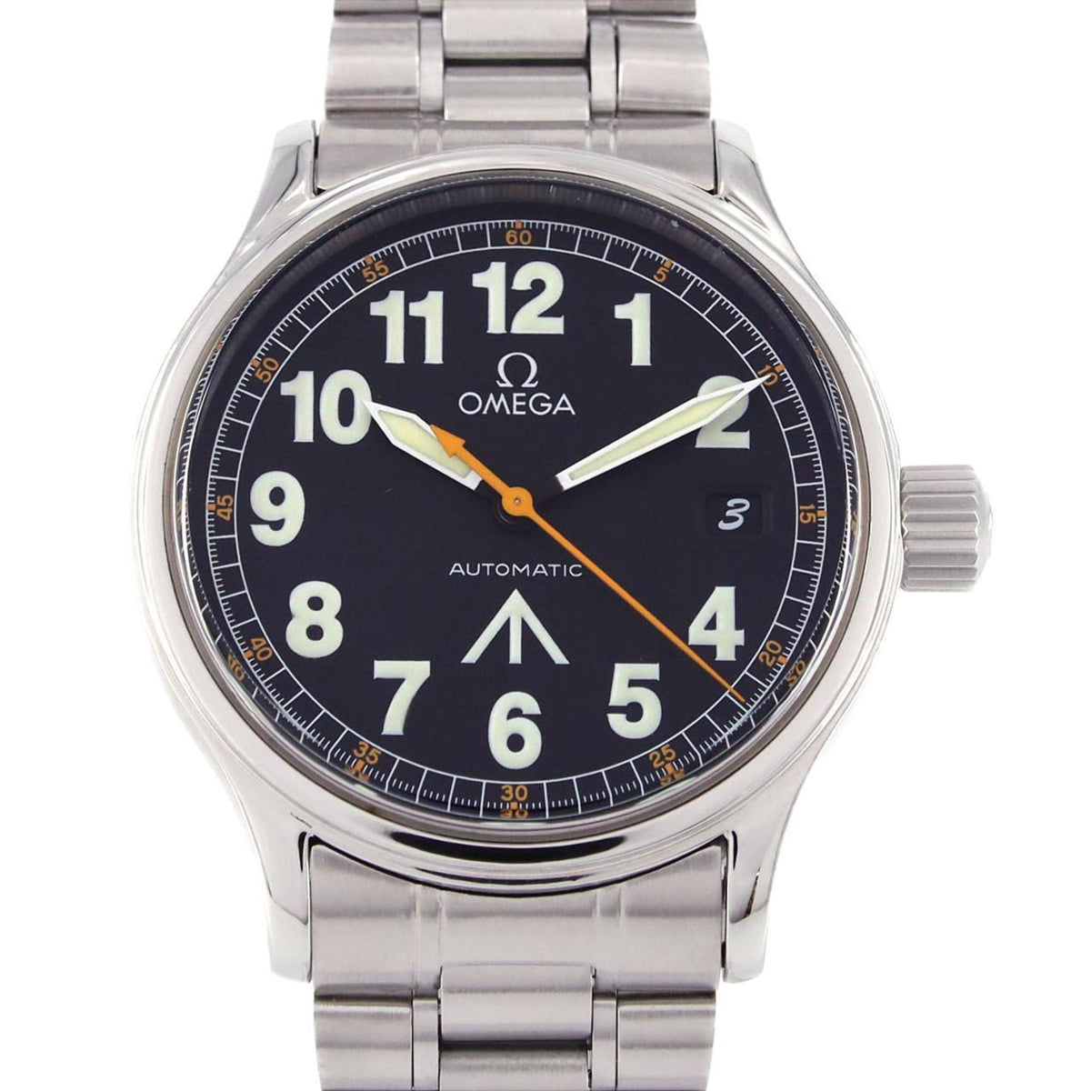 Gebrauchte Omega Dynamic Broad Arrow 5202.51 SS Automatikuhr 