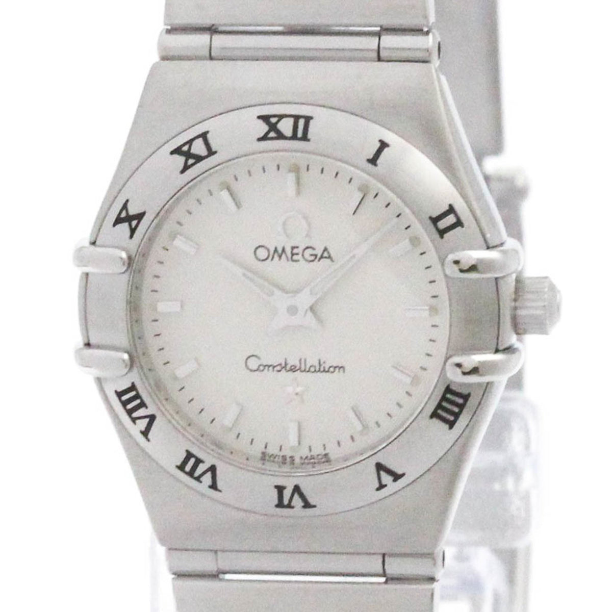 Pre-Owned OMEGA Constellation Steel Quartz Ladies Watch 1562.30 Polished