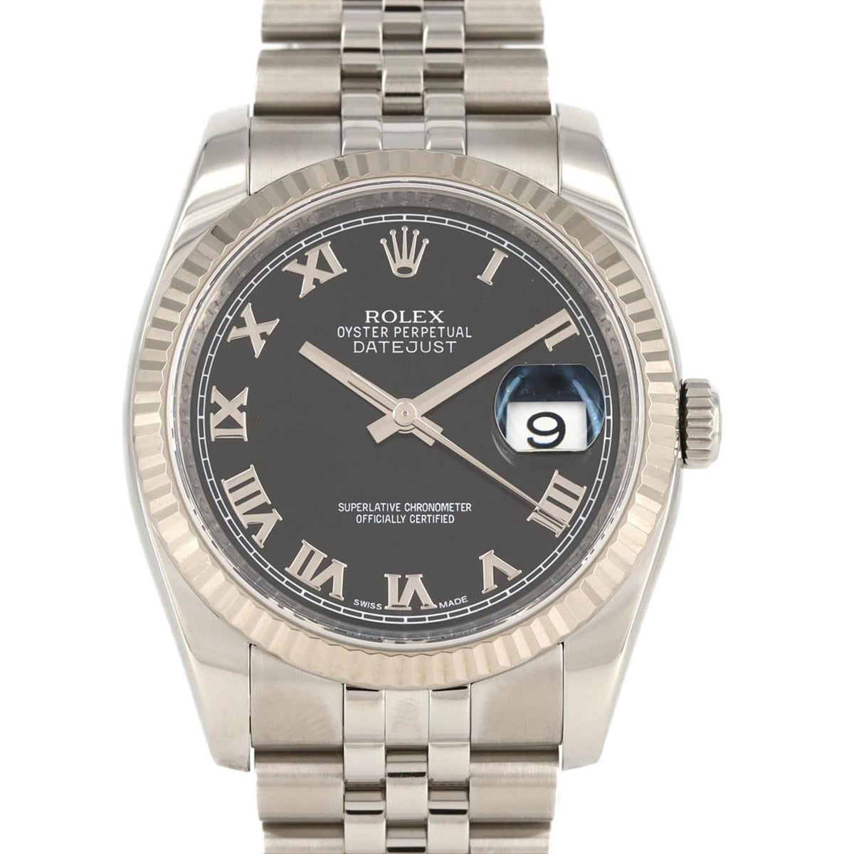 Gebrauchte Rolex Datejust 116234 SSxWG Uhr Automatik Zufallszahl 