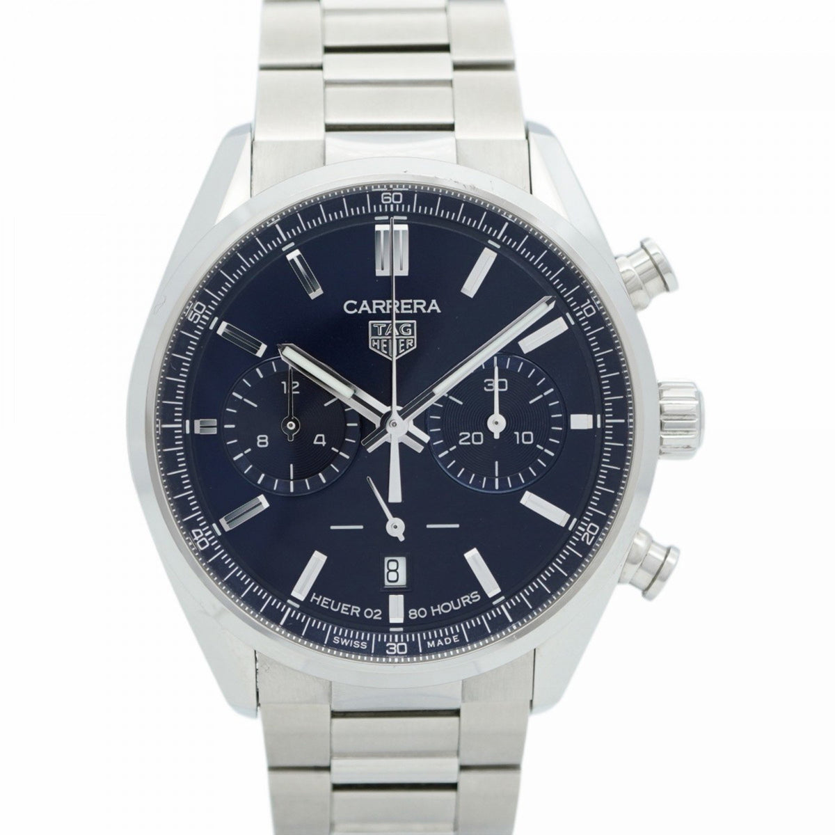 Pre-Owned TAG Heuer Carrera CBN2011-0 Navy Dial Men's Watch