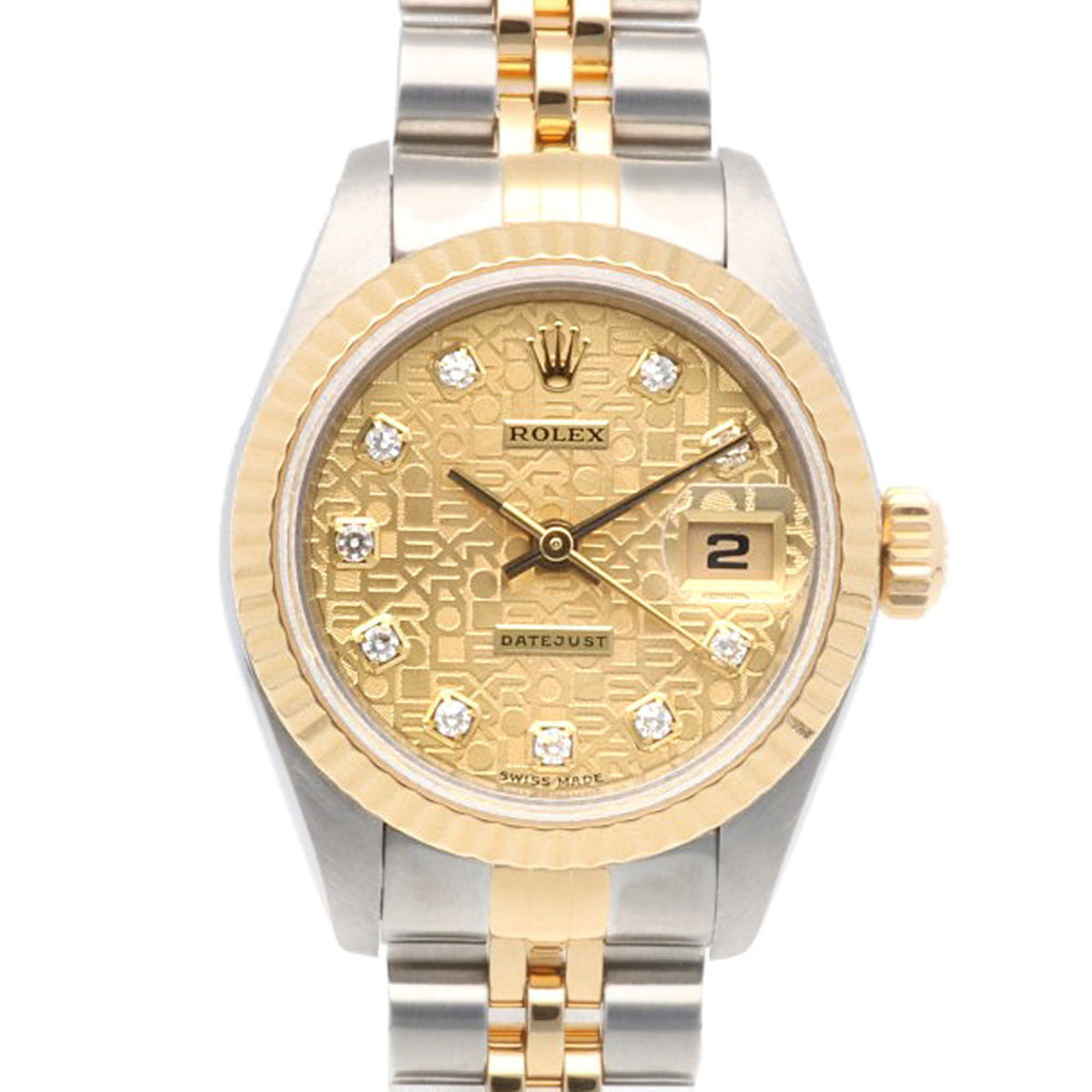 Pre-Owned Rolex Datejust Watch, Stainless Steel 79173G, Automatic, Women's, ROLEX Y-Serial, 2002 Model, Horicon, 10 Diamonds, Manufacturer Overhauled
