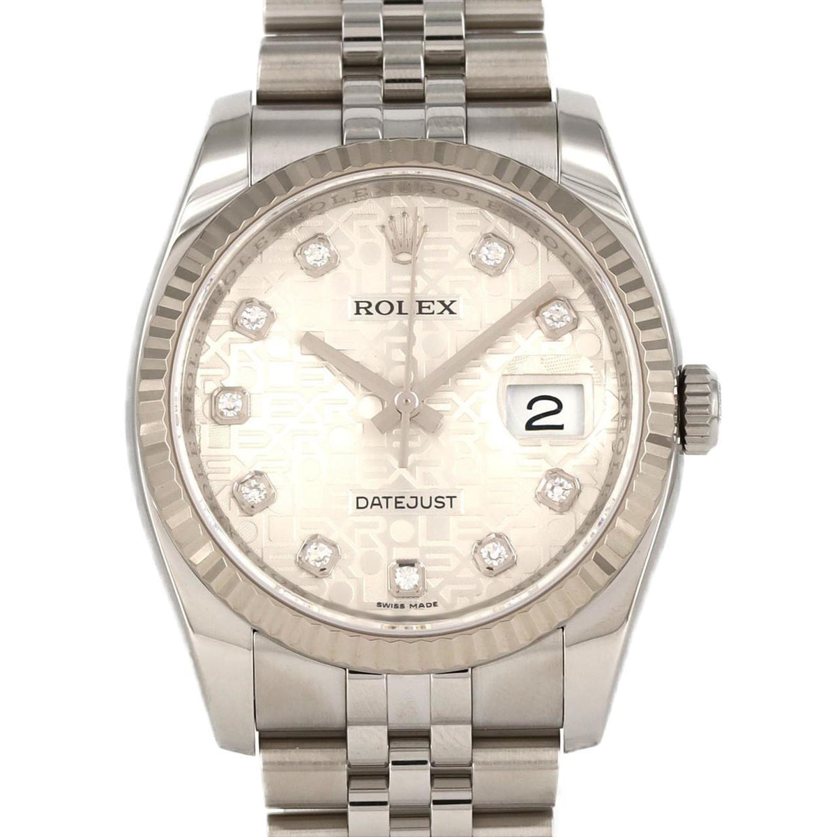 Gebrauchte Rolex Datejust 116234G SSxWG Automatikuhr, Zufallszahl 